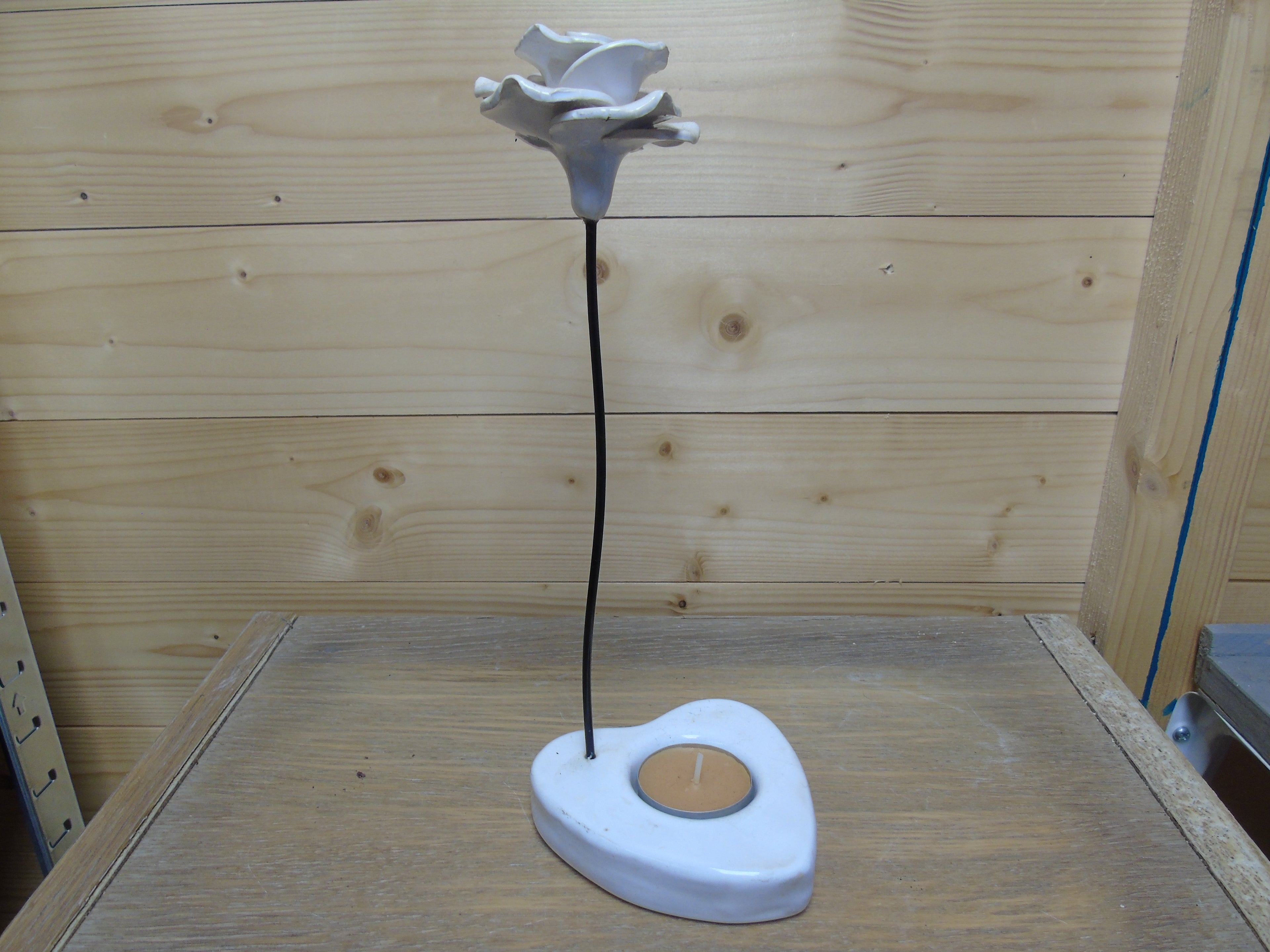 Sfeerverlichting wit hartje