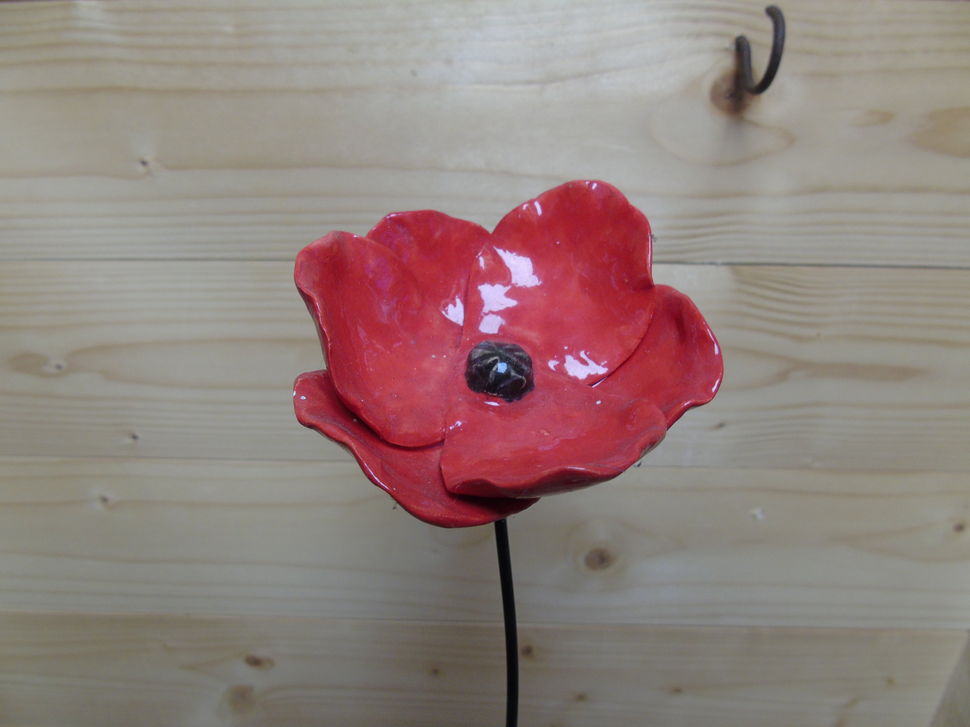 Sfeerverlichting rood hart met roos